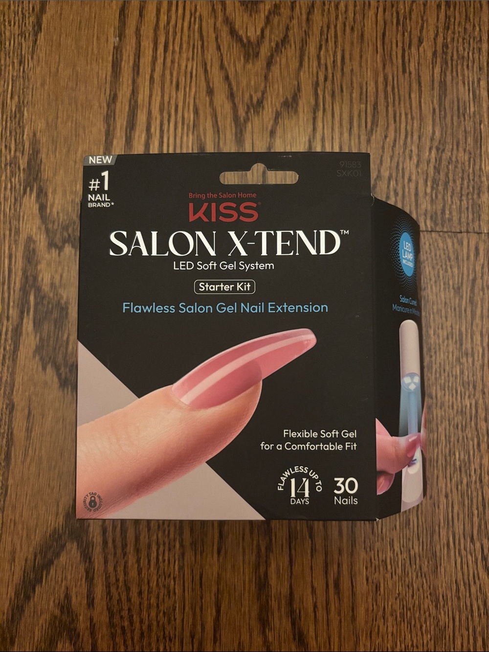 NWT Kiss Salon X-Tend LED Soft Gel System – Pink Nail Extensions